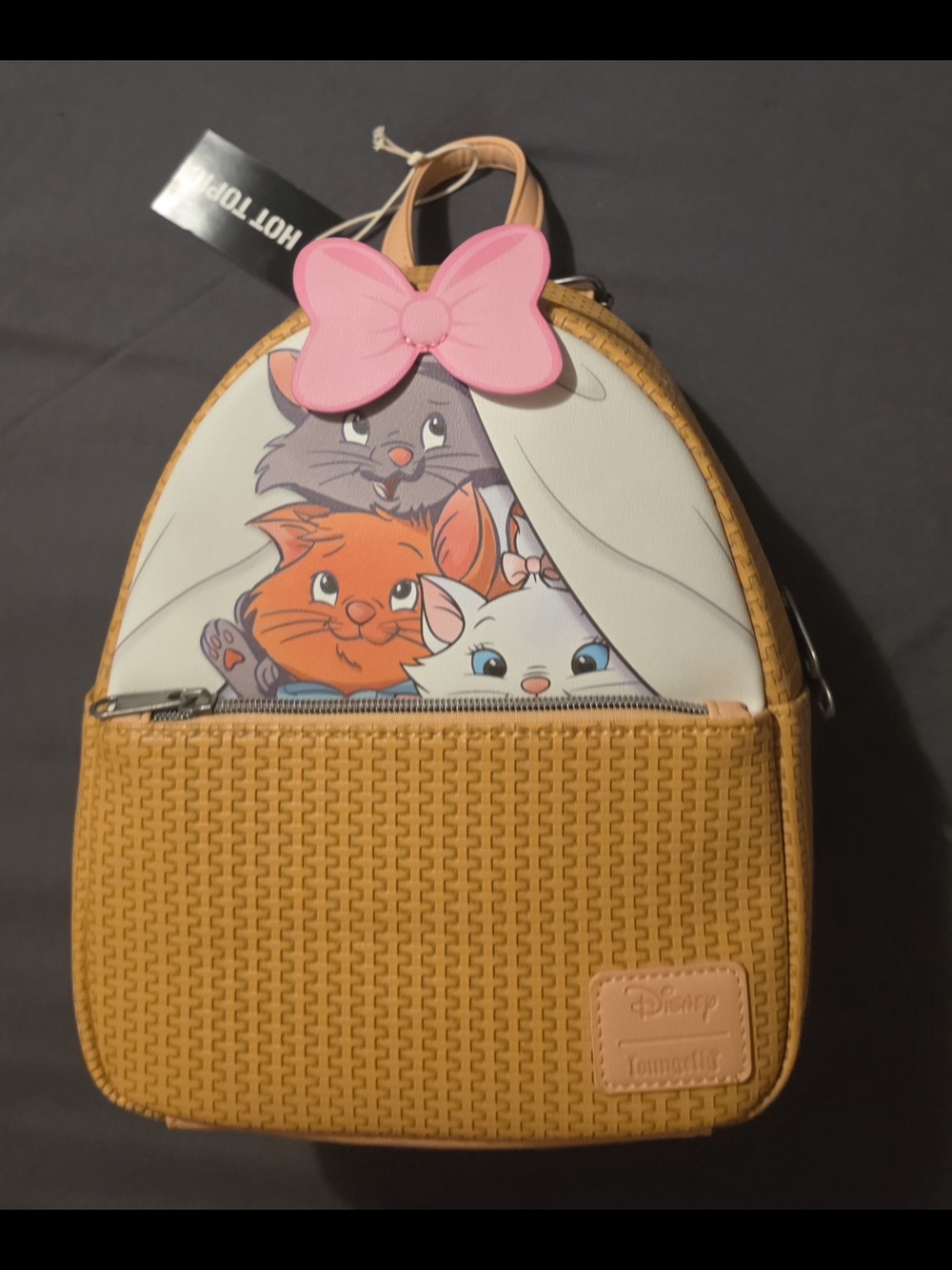 Loungefly Disney The Aristocats Kitten Basket Mini Backpack - Picture 1 of 5